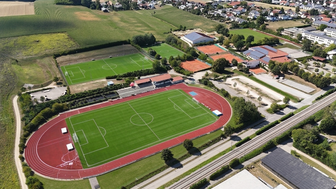 Lageplan der Vereinsanlage TSV Ergoldsbach